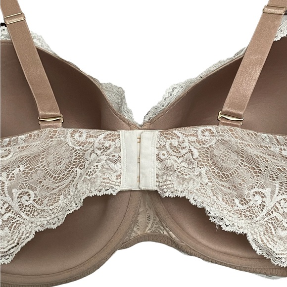 THIRDLOVE 24/7 Lace Balconette Bra Underwire Tan/Brown EUC Size 40H - Picture 4 of 6